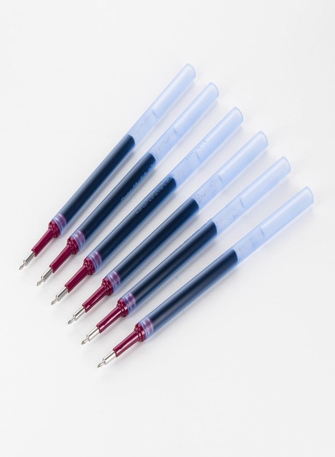 بنتل حبر إعادة تعبئة Pentel - لقلم جل EnerGel، طرف إبرة 0.3 مم، رفيع للغاية، حبر أزرق، عبوة من 6 عبوات إعادة تعبئة (LRN3-6C) - Image 1